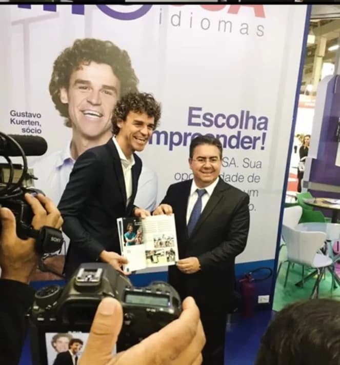 Gustavo Kuerten at the historical materials launch