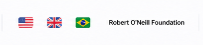 United States, United Kingdom and Brazil flags, and the Robert O’Neill Foundation