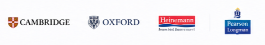 Cambridge, Oxford, Heinemann, and Pearson Longman